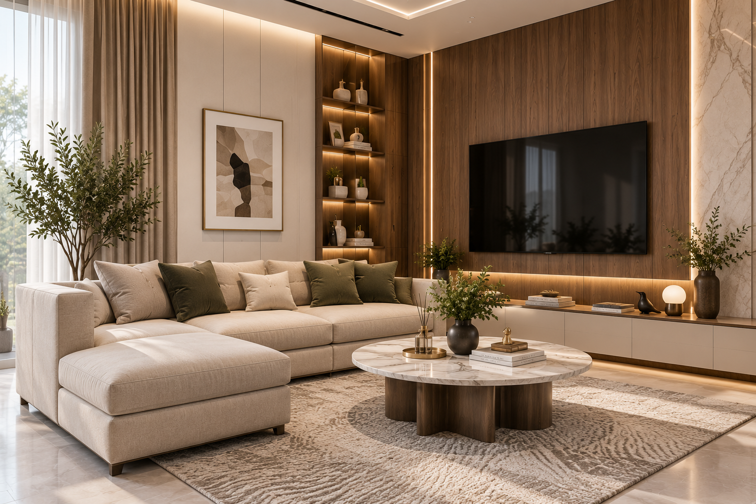 Modern Living Room Project