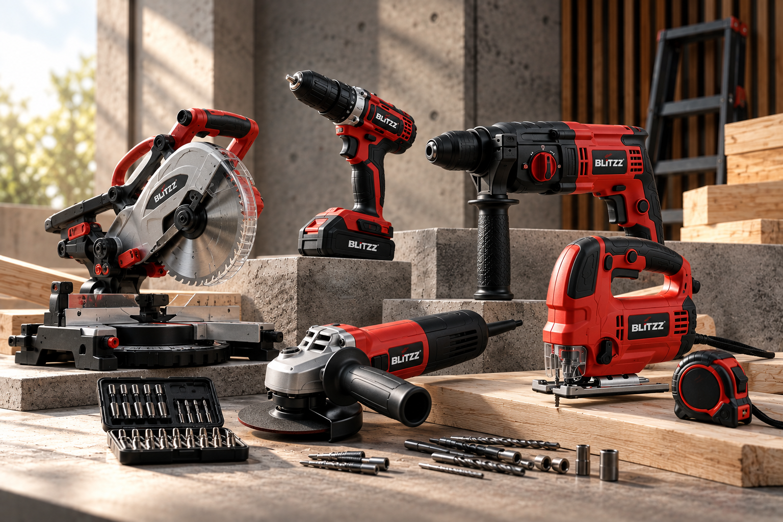 Blitzz power tools and workshop equipment